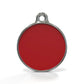 Solid Round Red ID Tag
