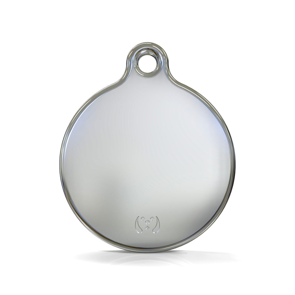 Solid Round Red ID Tag