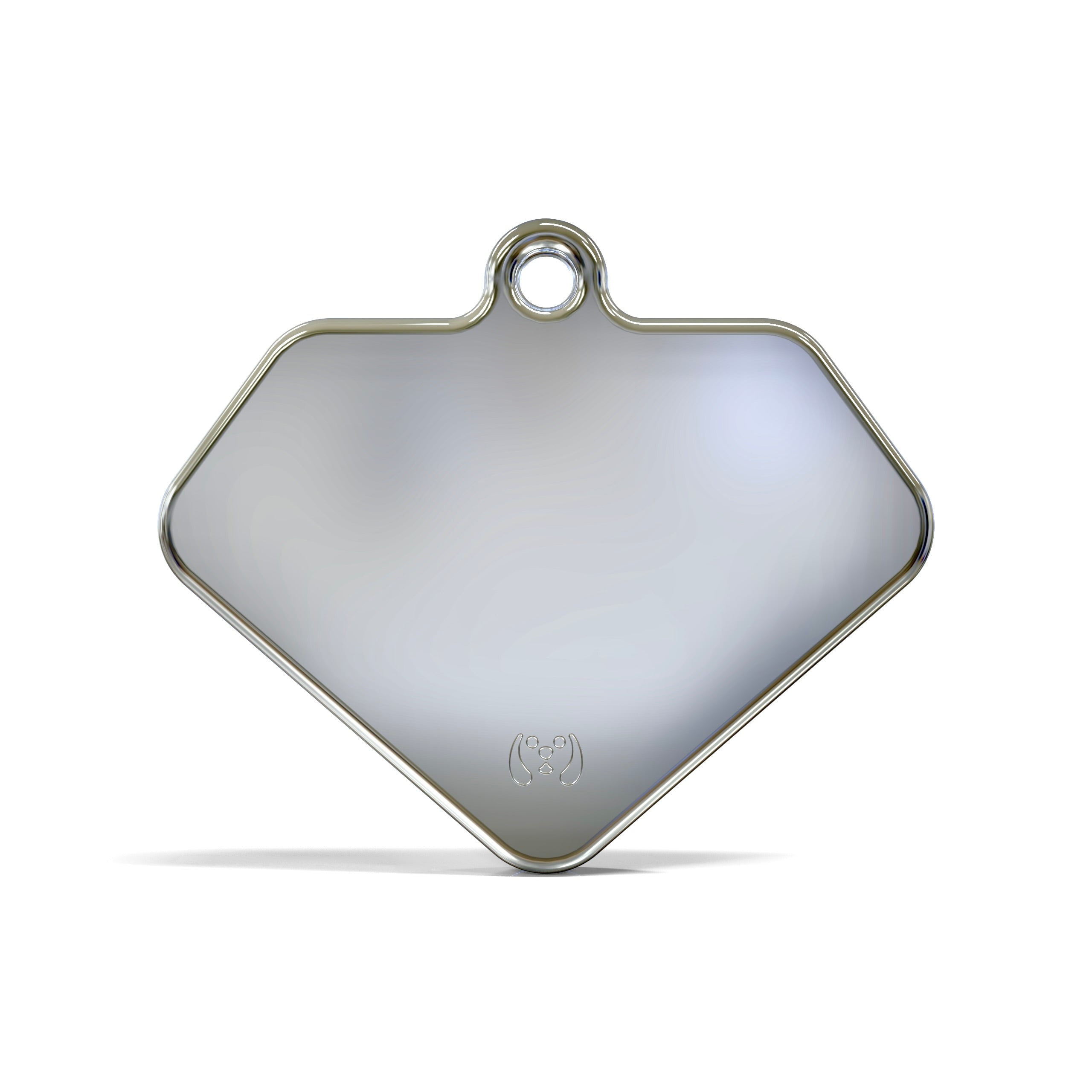 Diamond Spark Black ID Tag