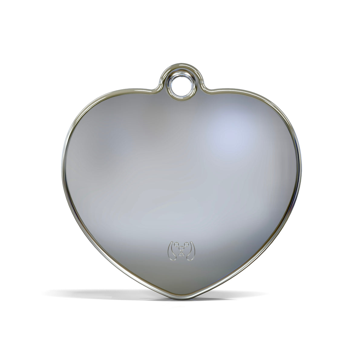 Heart Spark Black ID Tag