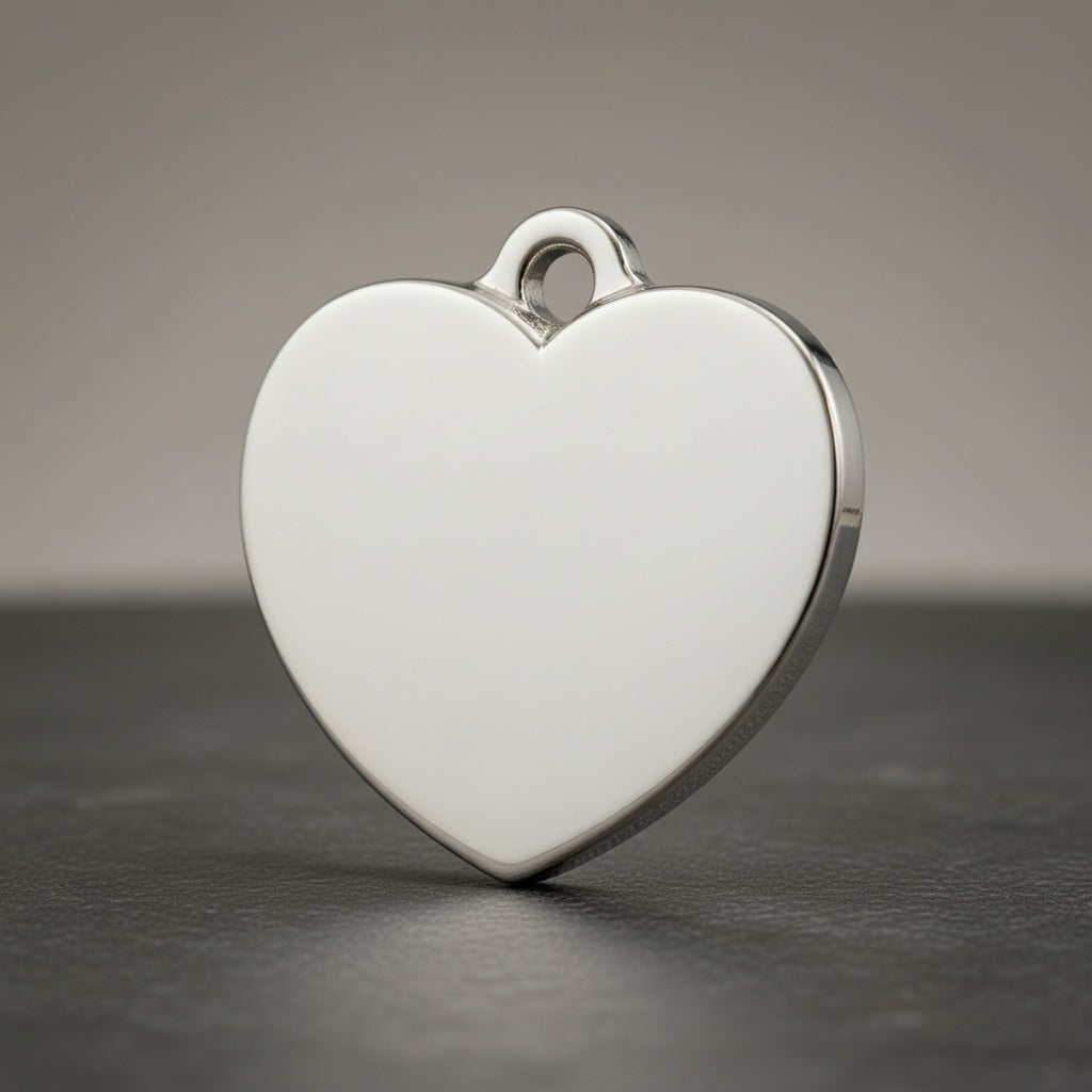 Classic Heart ID Tag