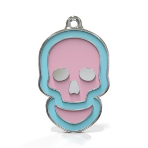 Skull Bubblepop ID Tag