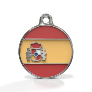 Flag Spain ID Tag