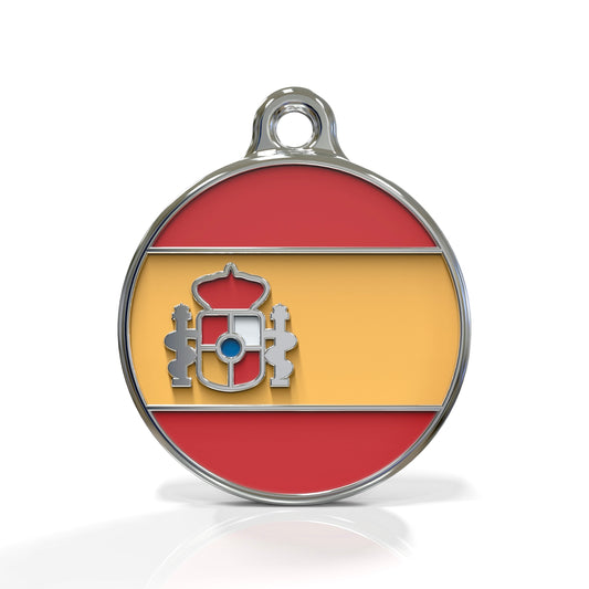 Flag Spain ID Tag