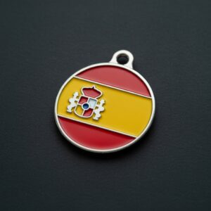 Flag Spain ID Tag