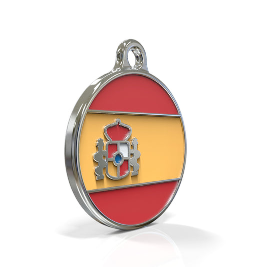 Flag Spain ID Tag