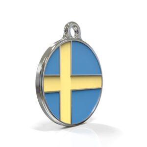 Flag Sweden ID Tag