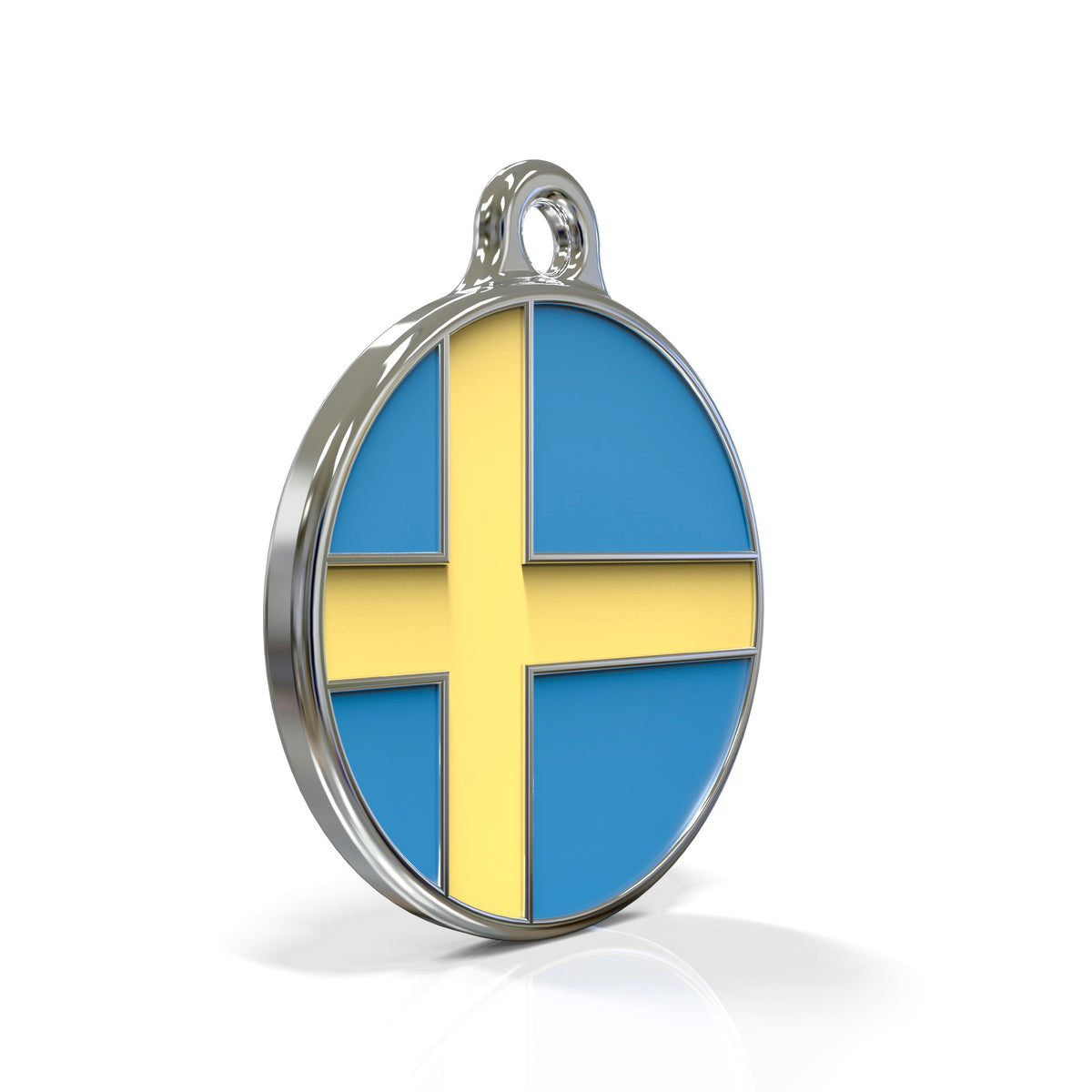 Flag Sweden ID Tag