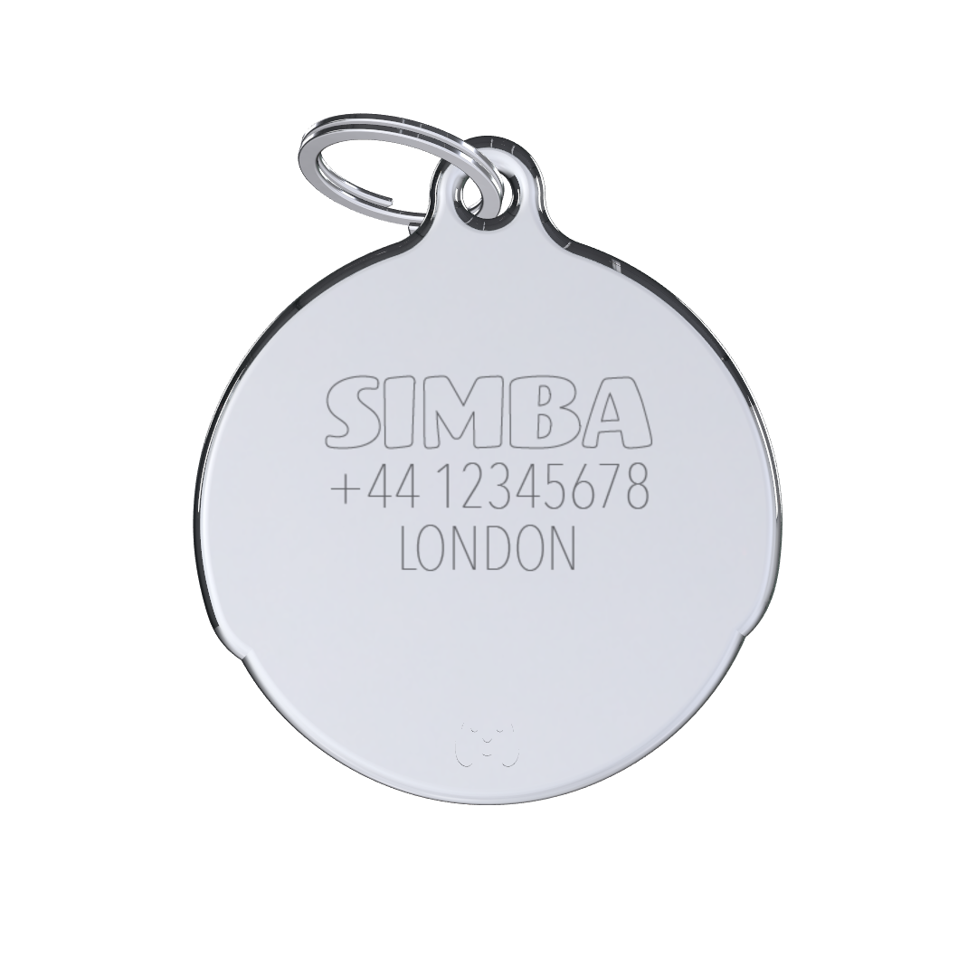 Munchy Donut Brown ID Tag