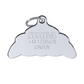 Munchy Croissant Brown ID Tag