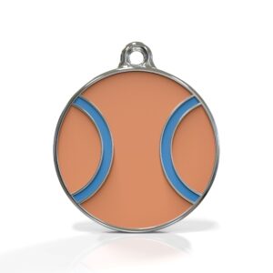 Clay Court Tennis  ID Tag