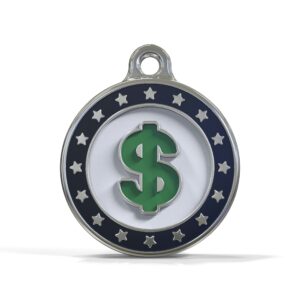 USD Coin ID Tag