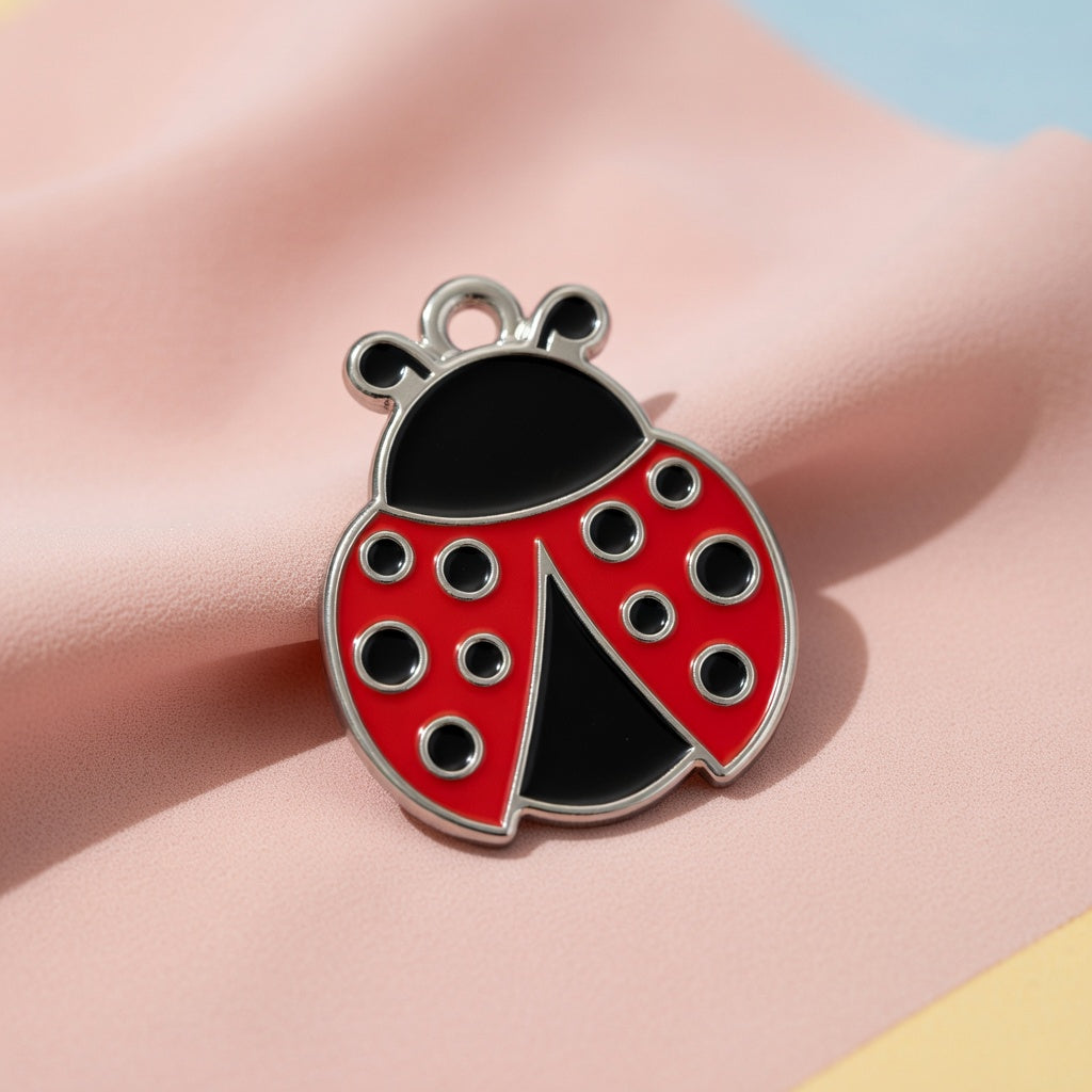 Emoji Lucky Bug ID Tag