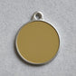 Solid Round Yellow ID Tag