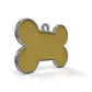 Solid Bone Yellow ID Tag Medium