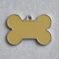 Solid Bone Yellow ID Tag Medium