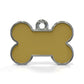 Solid Bone Yellow ID Tag Small