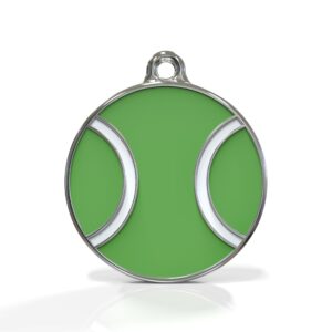 Court Green Tennis ID Tag