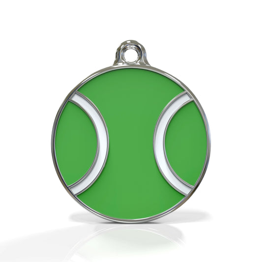 Court Green Tennis ID Tag