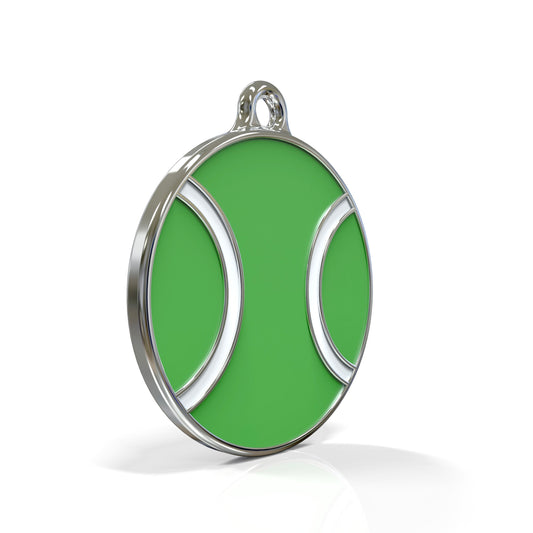Court Green Tennis ID Tag
