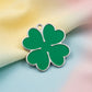 Emoji Clover Charm ID Tag