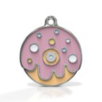 Strawberry Donut ID Tag