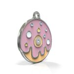 Strawberry Donut ID Tag