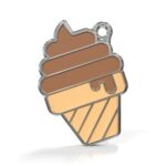 Chocolate Ice Cream ID Tag