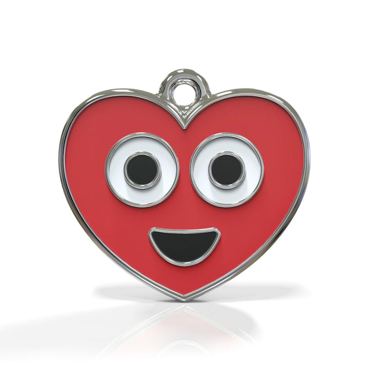 Emoji Love Bug ID Tag