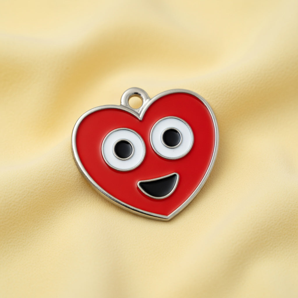 Emoji Love Bug ID Tag