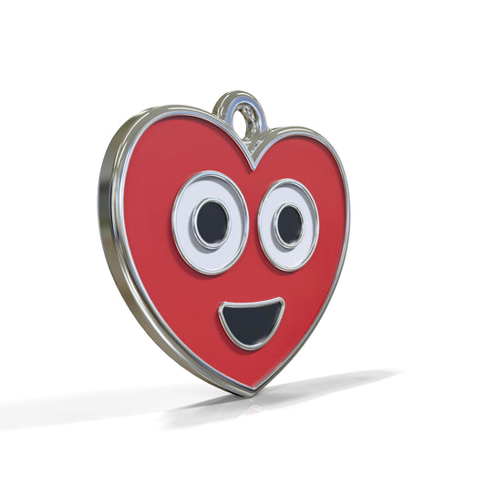 Emoji Love Bug ID Tag