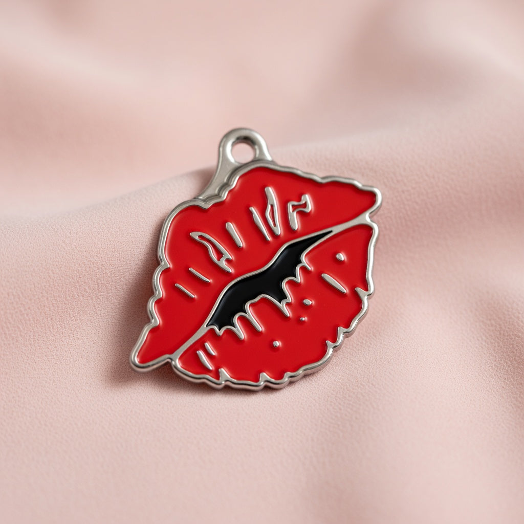 Emoji Wild Kiss ID Tag