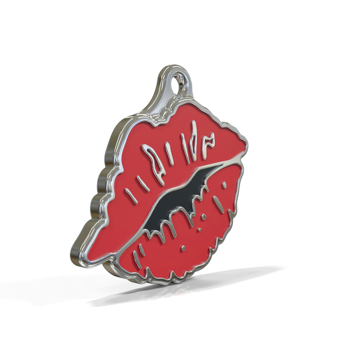Emoji Wild Kiss ID Tag