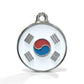 Flag South Korea ID Tag
