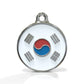 Flag South Korea ID Tag