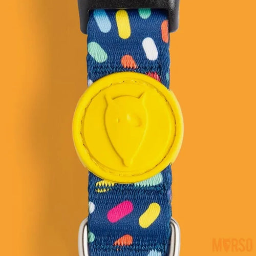 Color Invaders Dog Collar