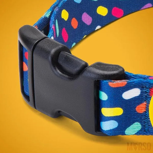 Color Invaders Dog Collar