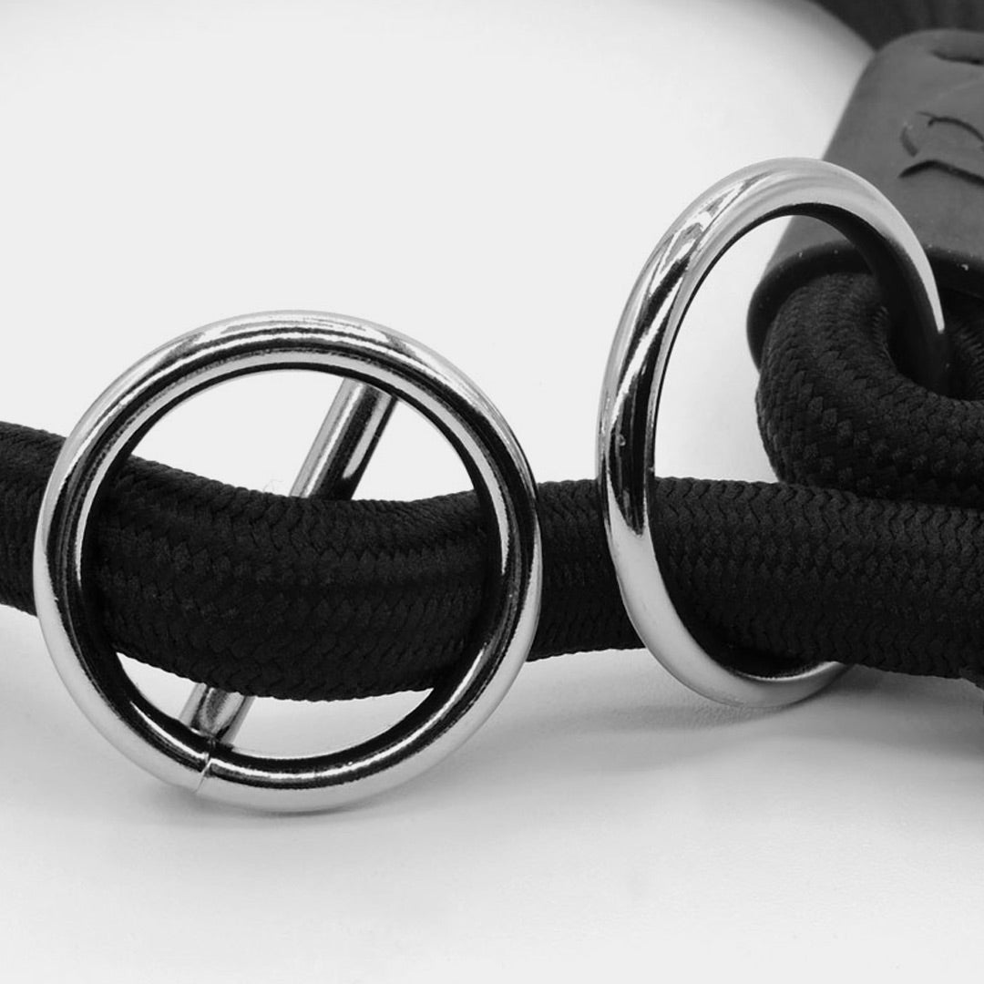 Black Soft Rope Training Collar