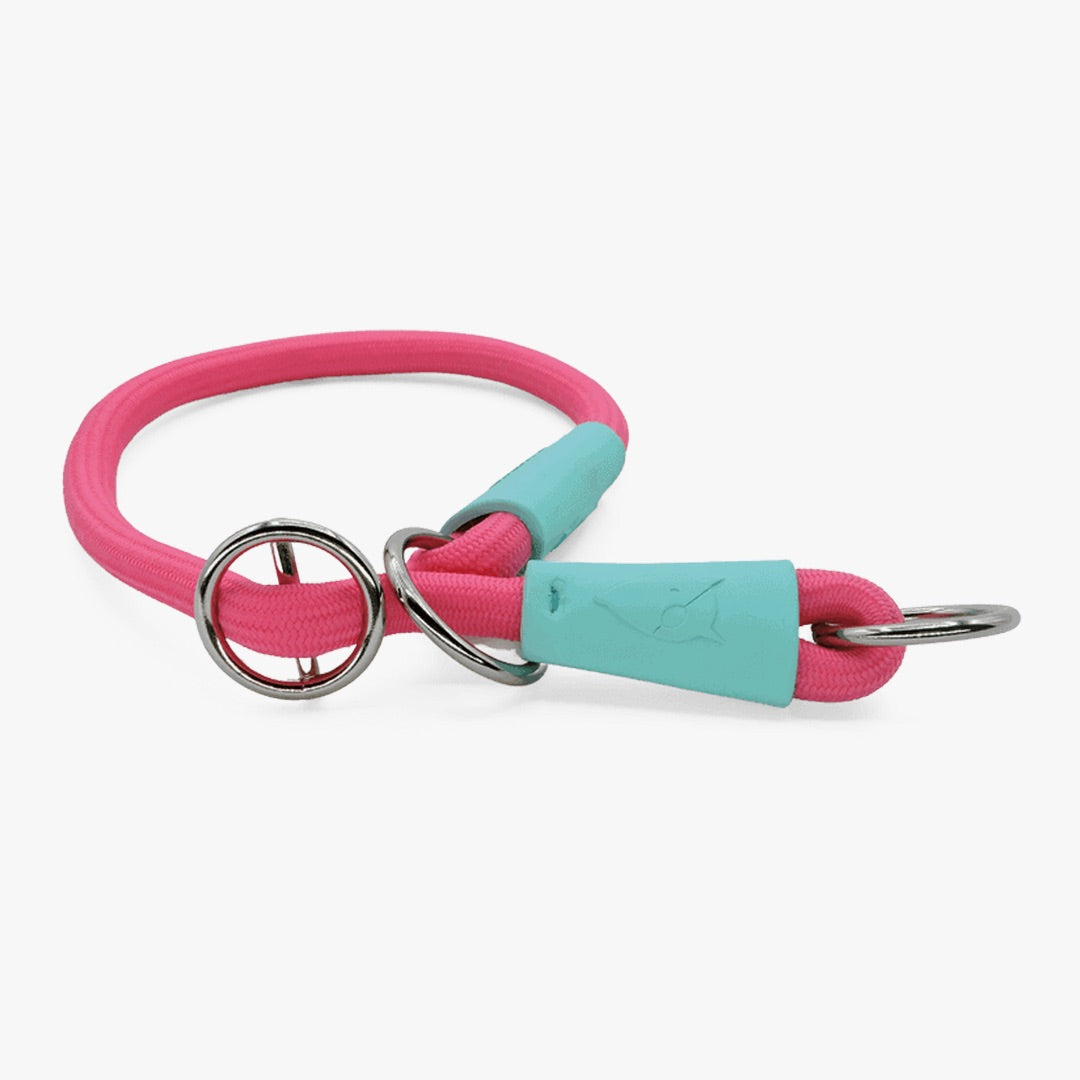 Fuchsia Soft Rope Training Collar