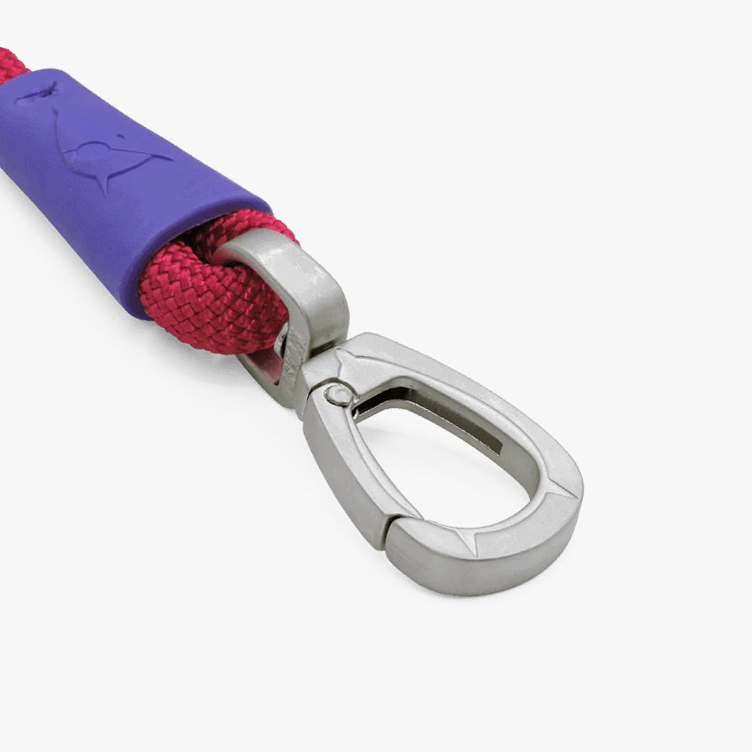 Regular Touch Rope Dog Lead - Red Velvet