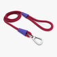 Regular Touch Rope Dog Lead - Red Velvet