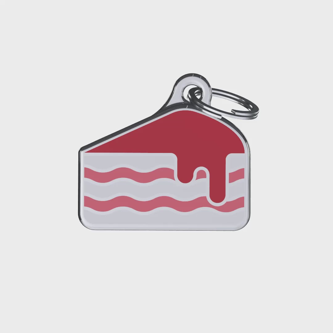 Munchy Cake Red ID Tag