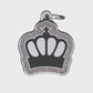 Royal King Black ID Tag