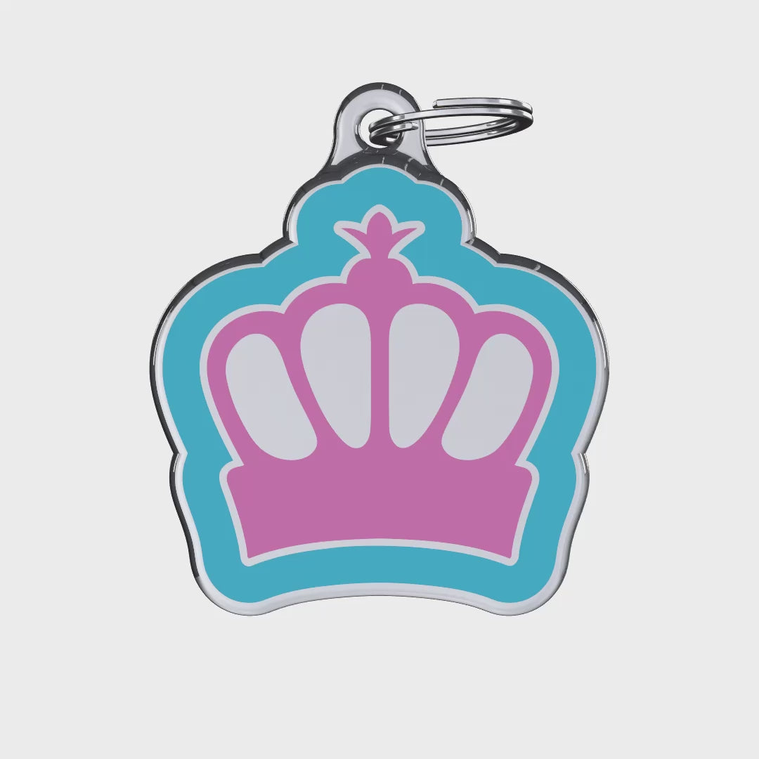 Vivid King Pink ID Tag