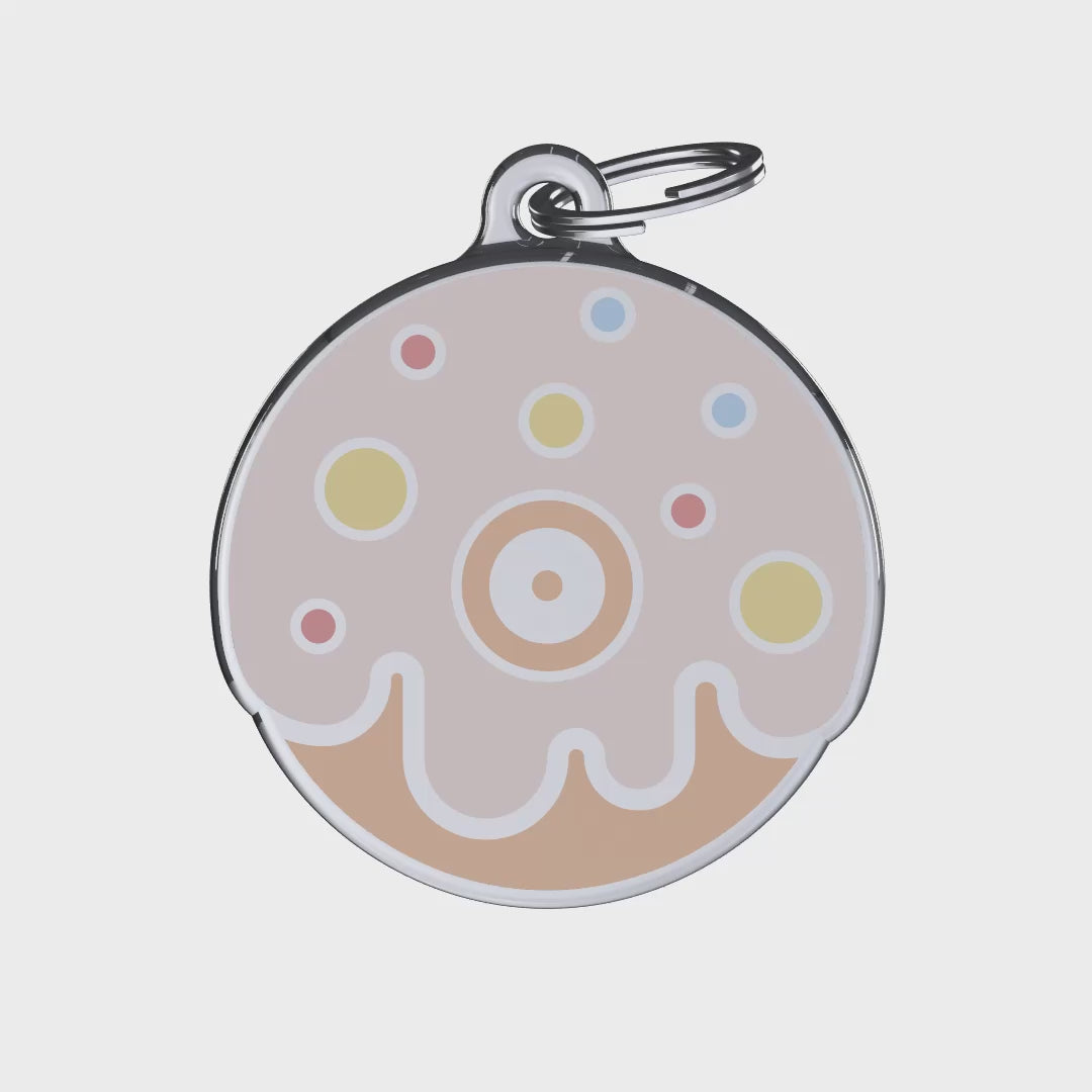 Munchy Donut Light ID Tag