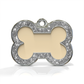 Bone Spark Cream ID Tag