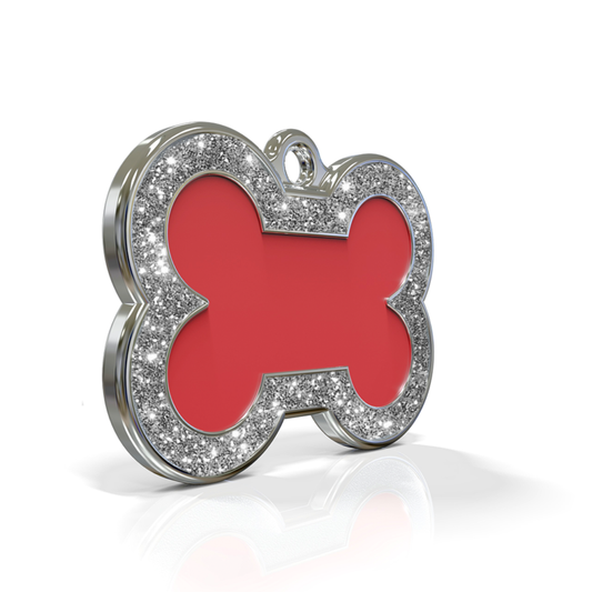 Bone Spark Red ID Tag