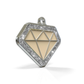 Diamond Spark Cream ID Tag