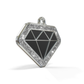 Diamond Spark Black ID Tag