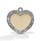 Heart Spark Cream ID Tag